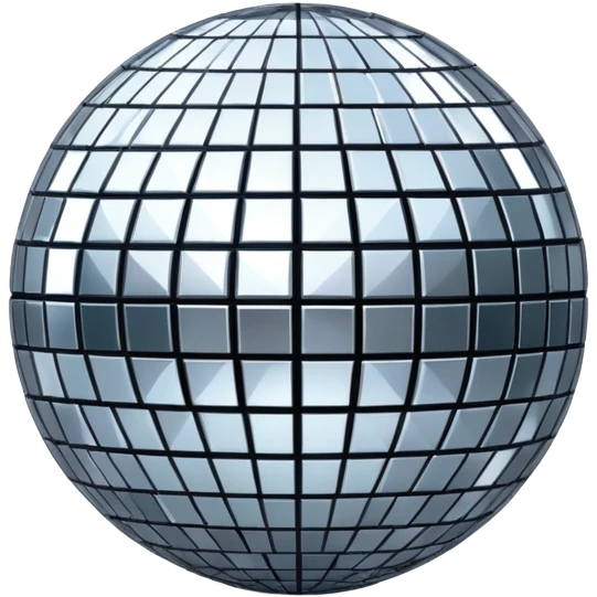 Colorful Disco Ball emoji