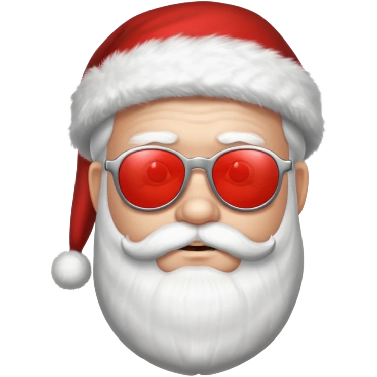 santa klaus with sunglasses emoji