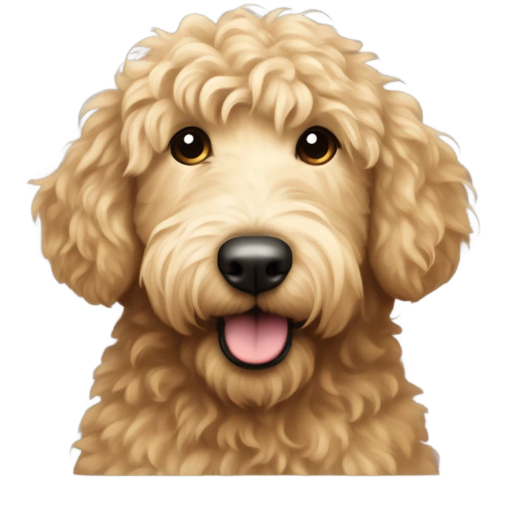 Golden doodle emoji