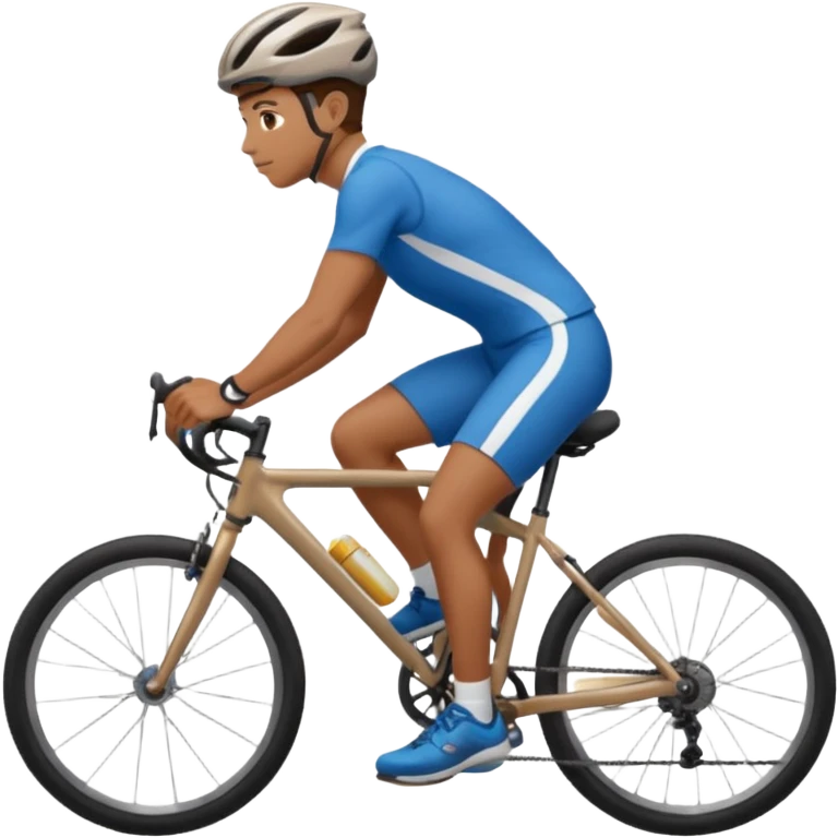 fietser die aan het fietsen is emoji