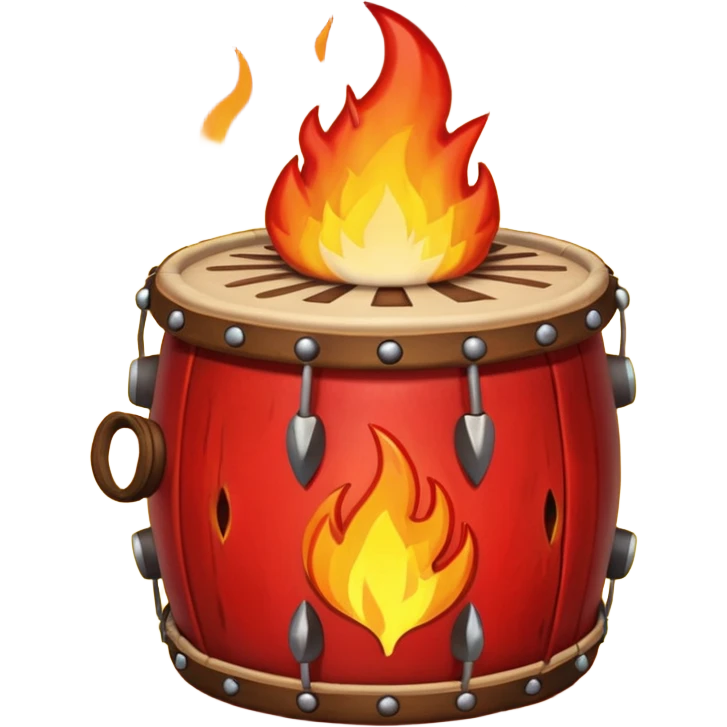 SHAMAN DRUM FIRE emoji