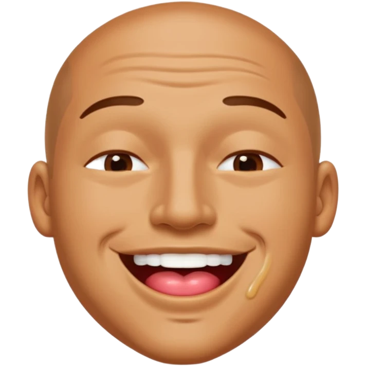 Hombre se les hace agua la boca emoji