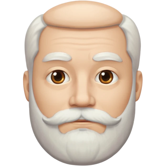 i want with white beard emoji