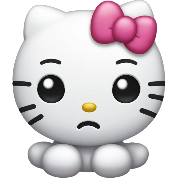 Sad Hello Kitty  emoji