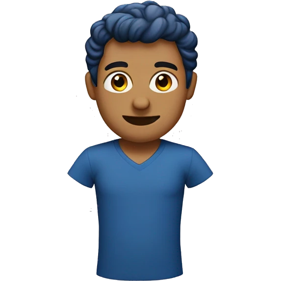 Uomo leoe in doppiopetto blu emoji