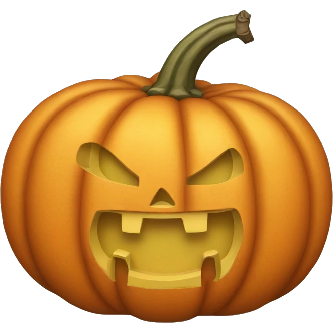 Plain Pumkin Not Carved emoji