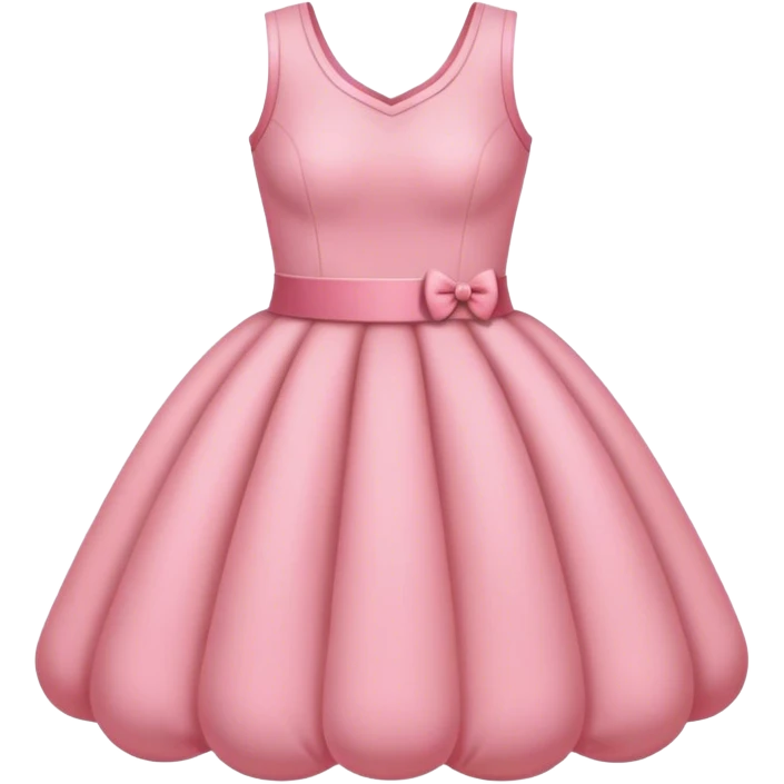Pink puff dress miu miu emoji