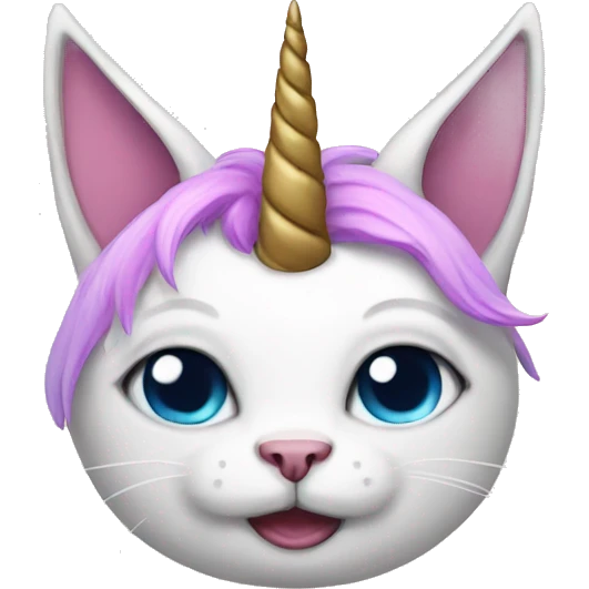 Unicorn cat emoji