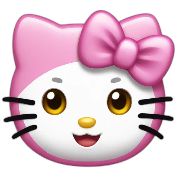 Hello kitty emoji