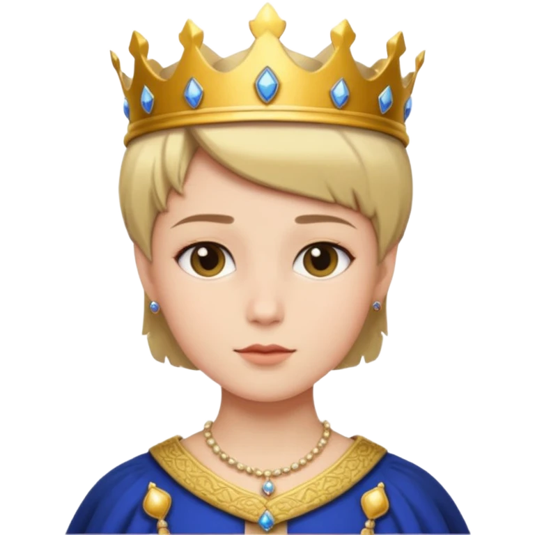 short hair royal emoji