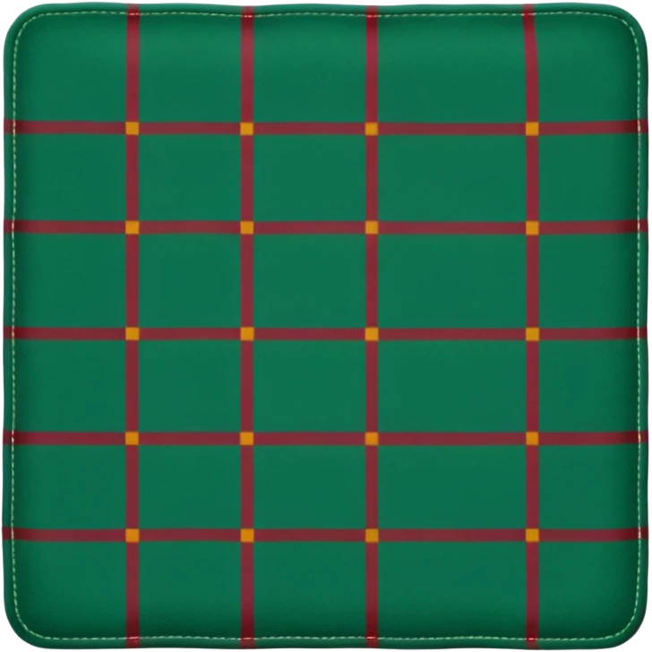 tartan blanket dark green  emoji