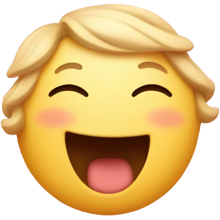 Blushes With hearts emoji