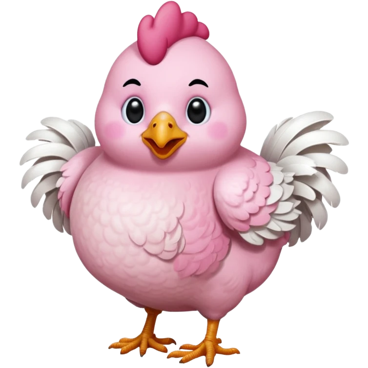 Chicken butt emoji