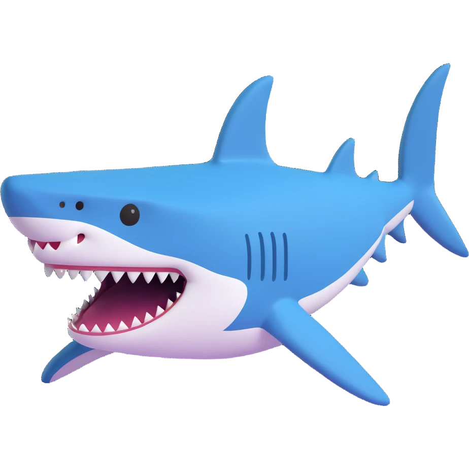 Tu Shark character emoji