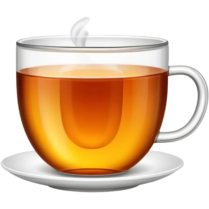 Clocking tea emoji
