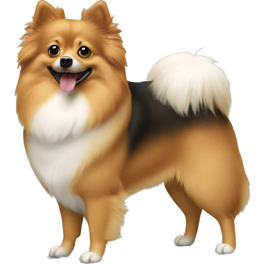German spitz mittel dog  emoji