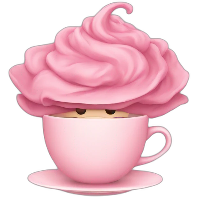 tea pink emoji