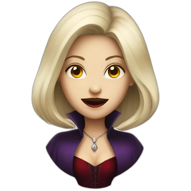 Women vampire emoji