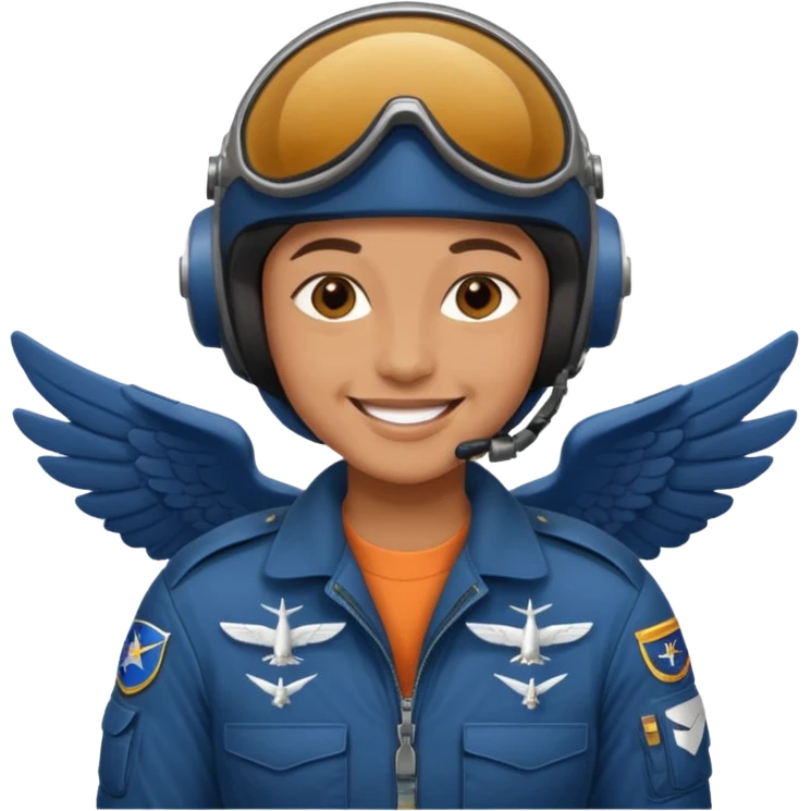 pilot airforce wing  emoji