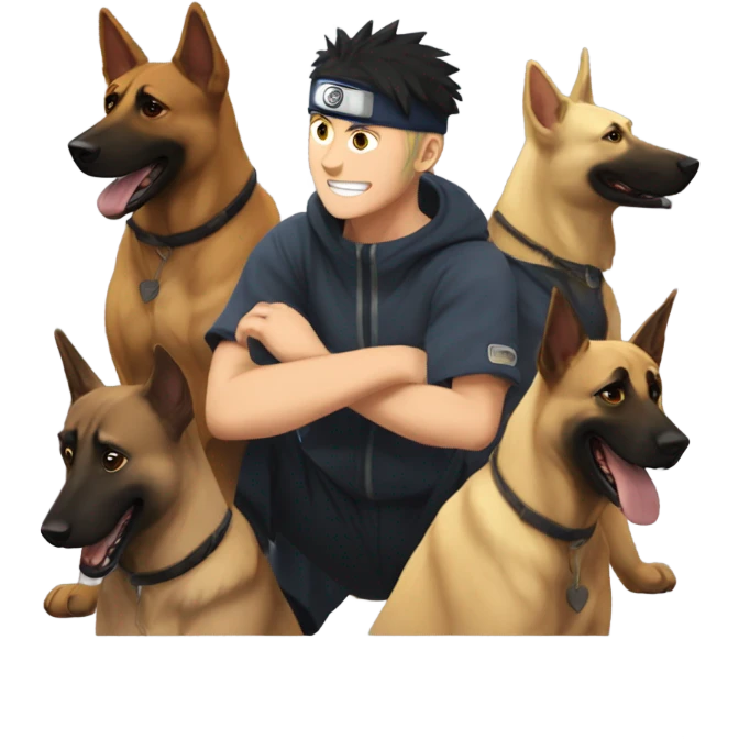 Naruto with Belgian marlins emoji