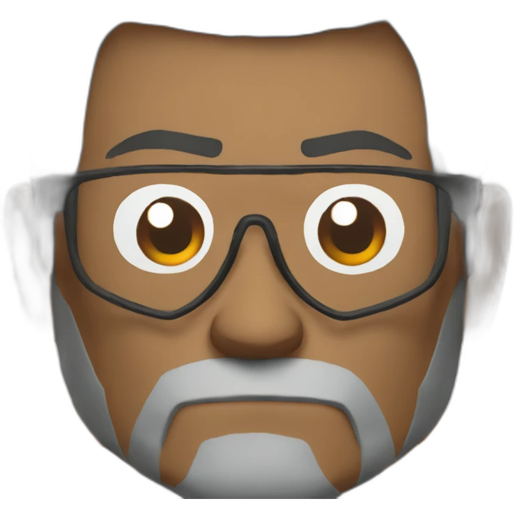 grumpy gordon freeman, frown emoji