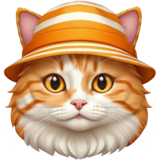 A cat ave hat emoji