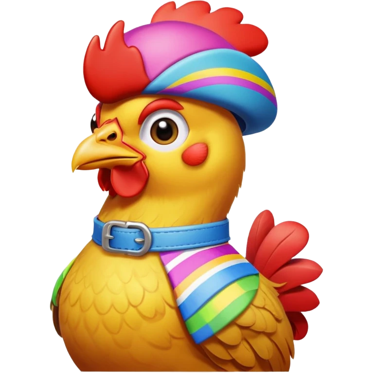 chicken jockey emoji