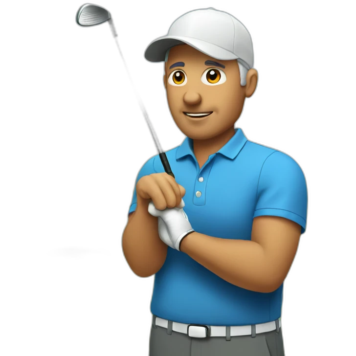 Golf-coach emoji