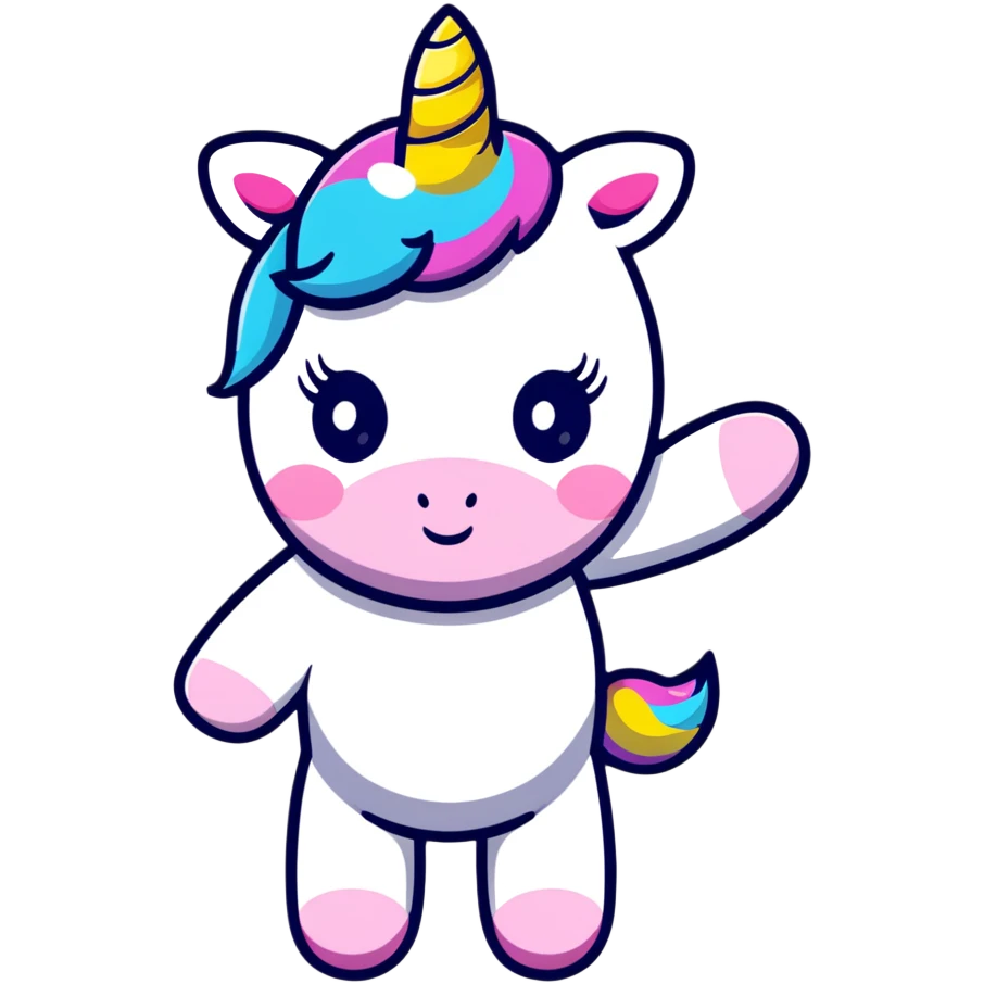 unicorn quality mark badge emoji