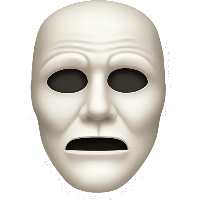 The Phantom of the Opera with a half-mask emoji