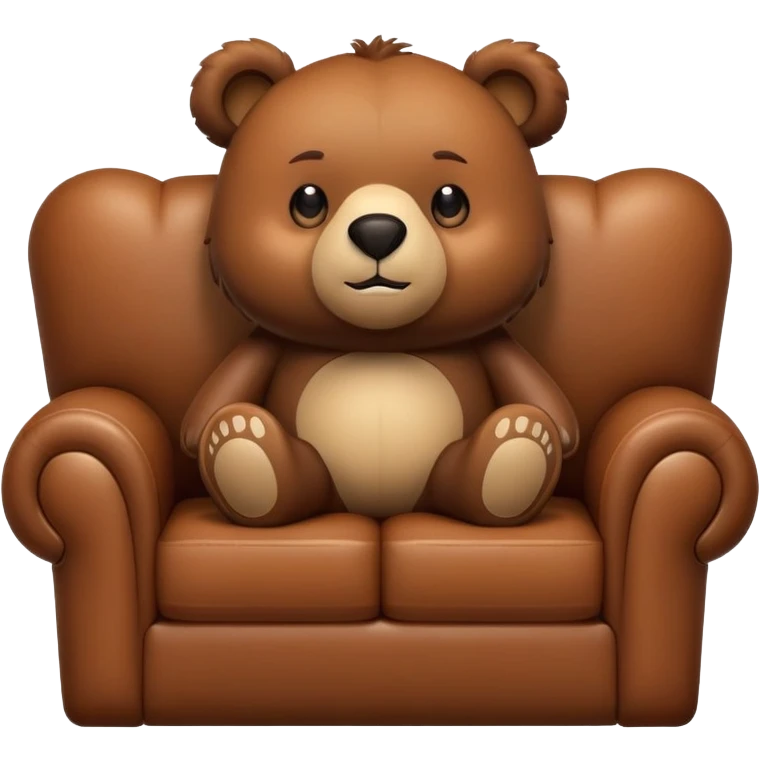 Couch coop with bear emoji