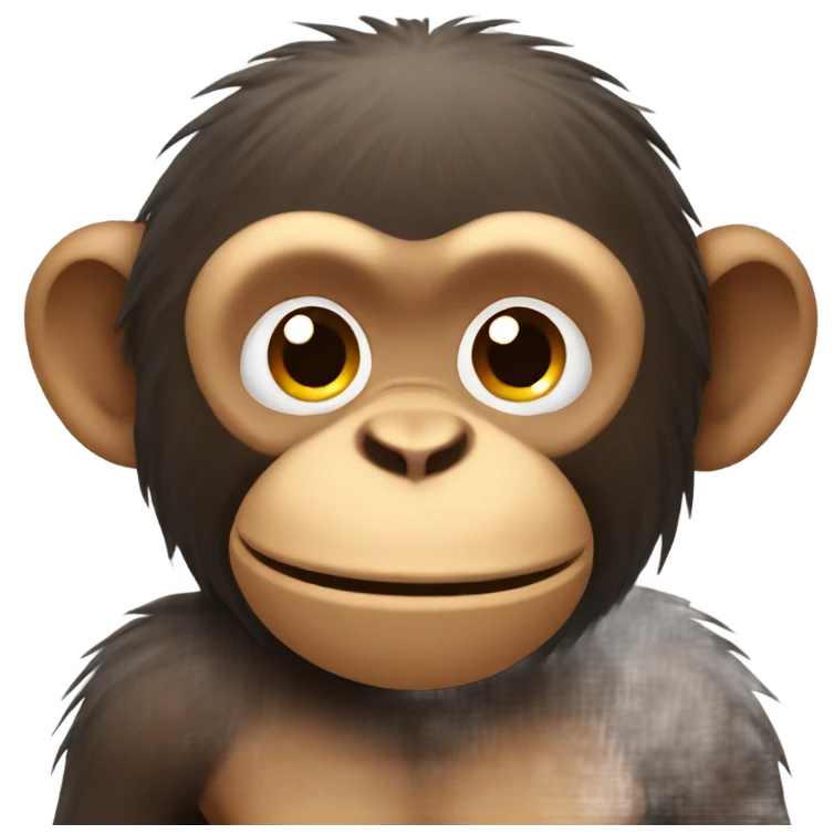 Sleepy monkey emoji