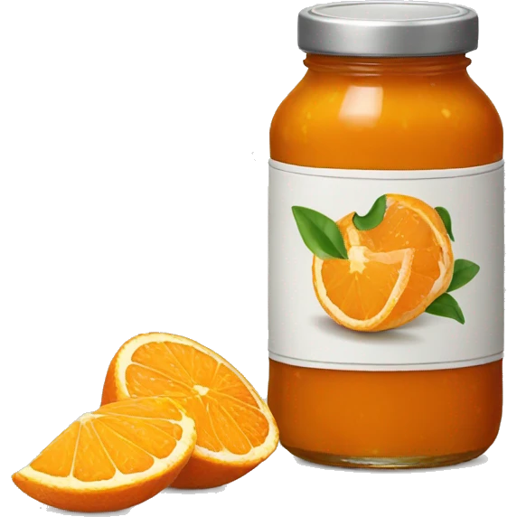 orange marmalade emoji