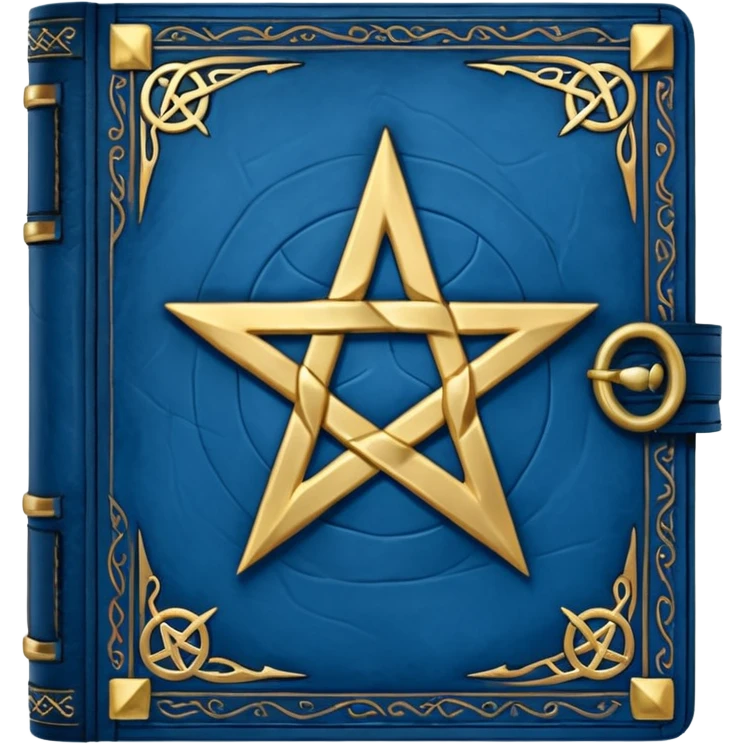 blue spell book emoji