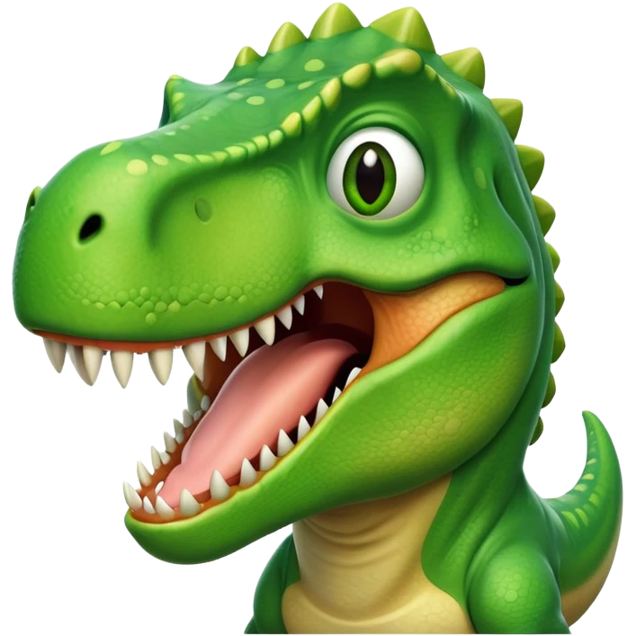 T-Rex gooning emoji
