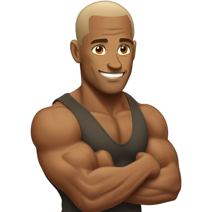 David goggins with a log emoji