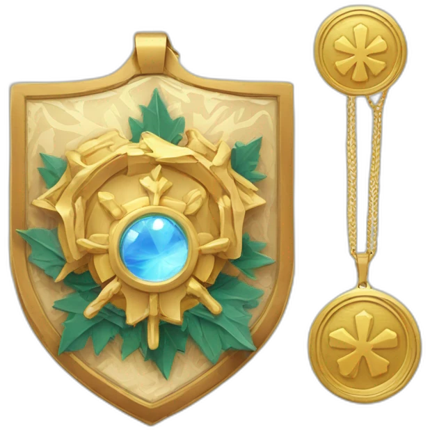 badge, medal, book, paper, scroll, new year, snowflake, pokemon, picture emoji