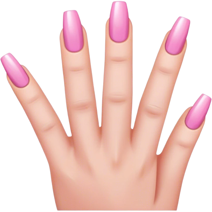 nails light pink emoji