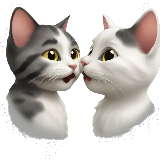 cats kissing  emoji
