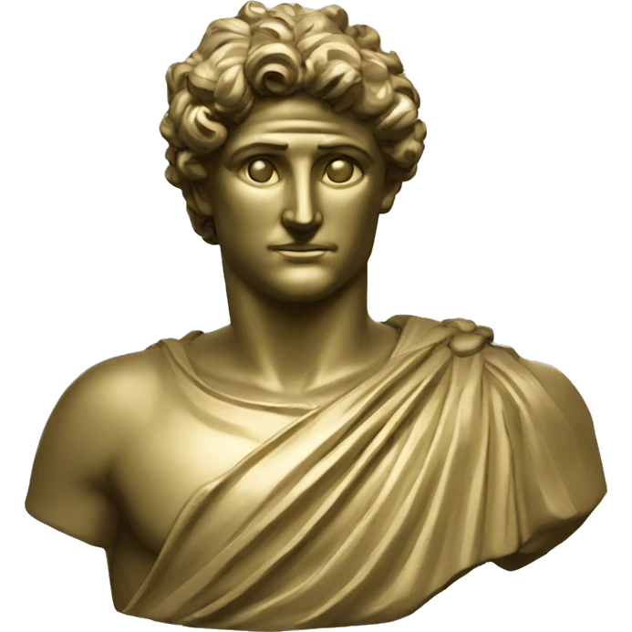greec statue gold emoji