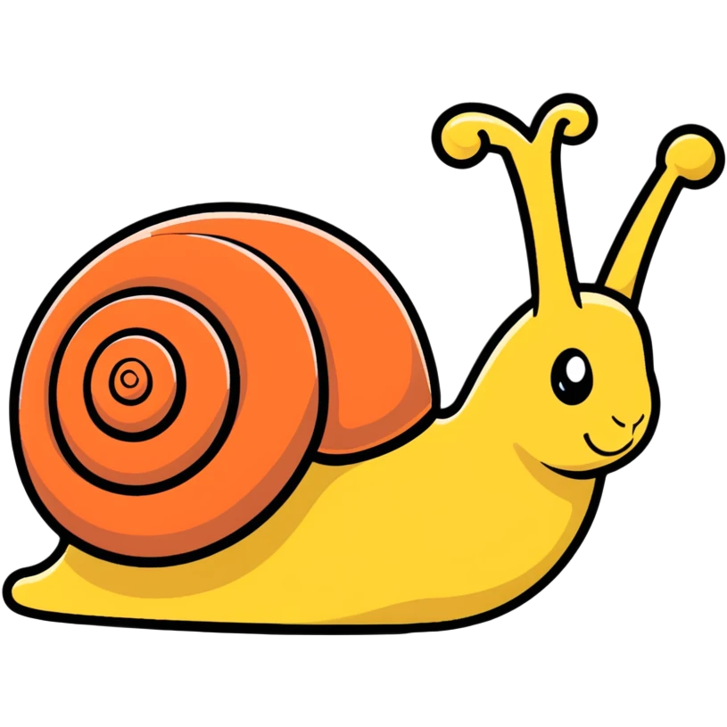 cute snail emoji