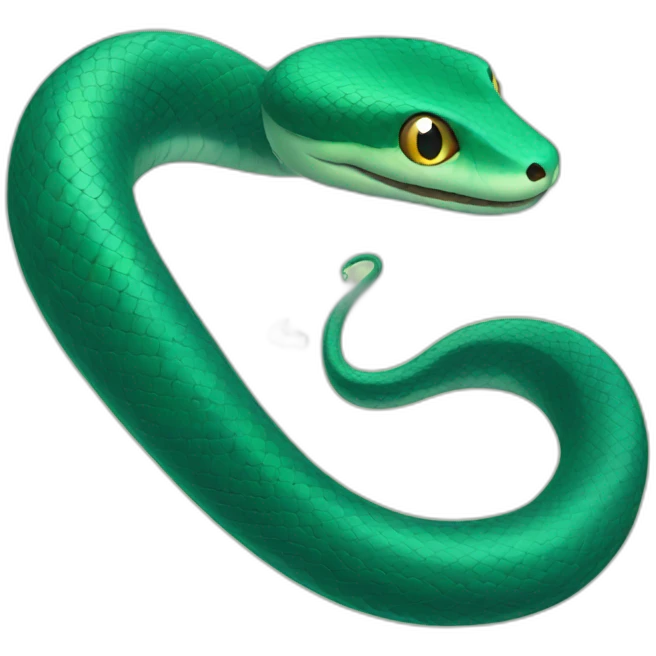 snake in water emoji