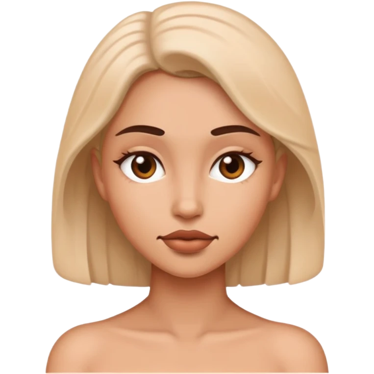 A naked women emoji