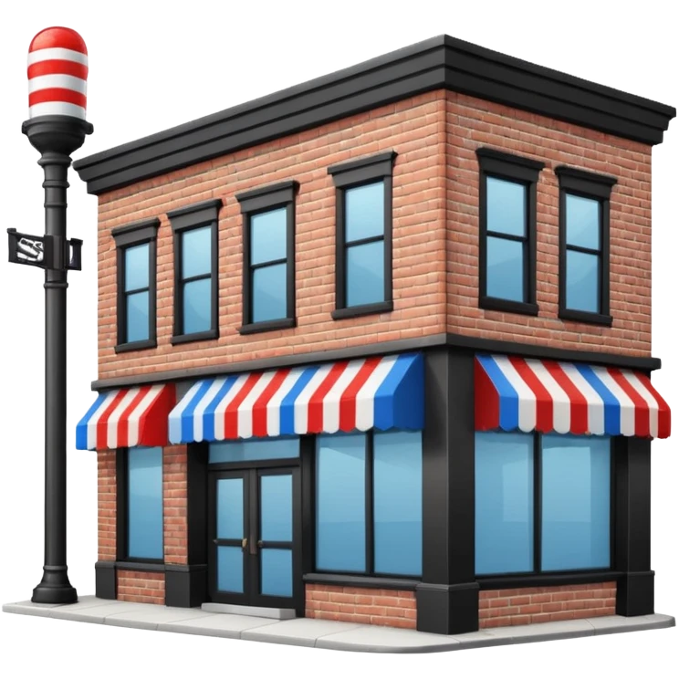 Barbershop building image emoji