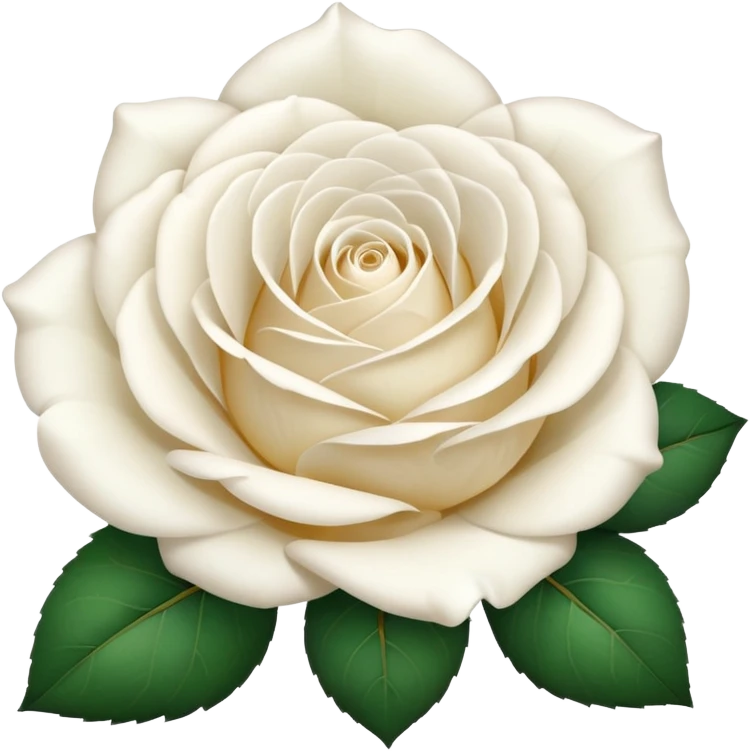 White rose emoji