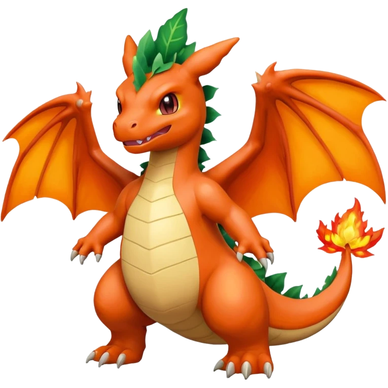 Pokemon red and green legendary emoji