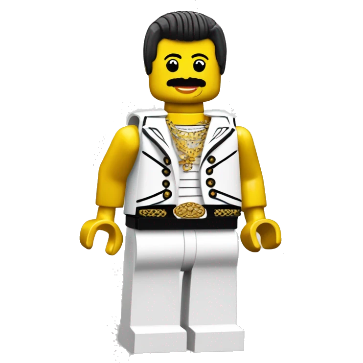 FREDDIE MERCURY lego full body emoji