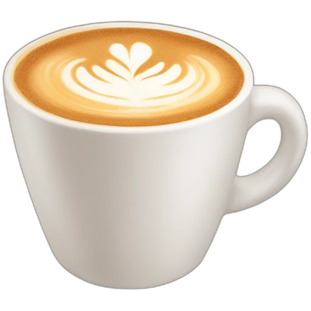 Café latte emoji