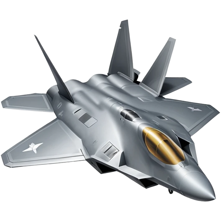 F-22 Raptor fighter jet emoji