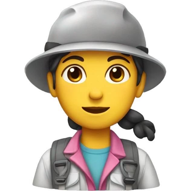 Girly geologist emoji